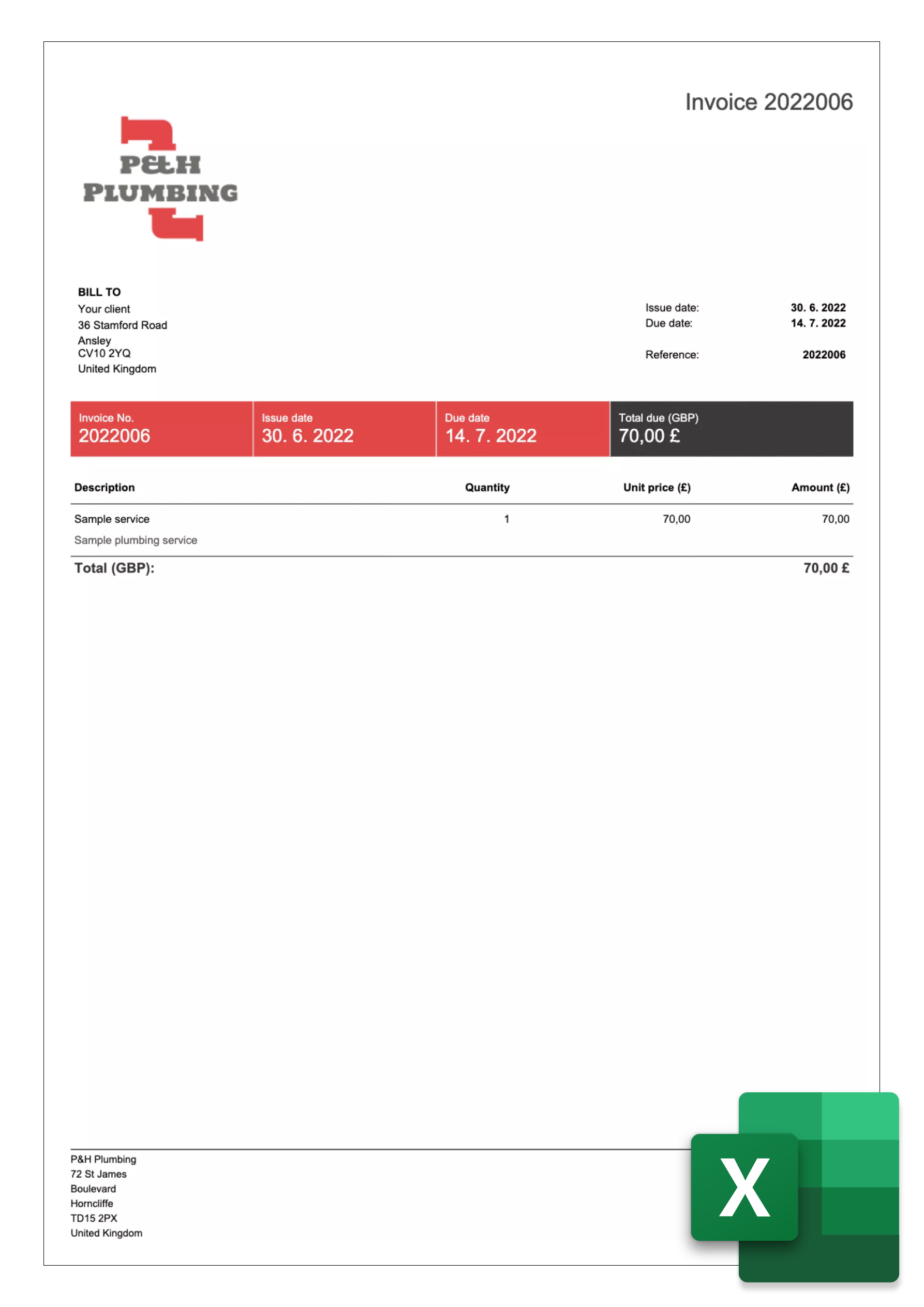 Business Invoice Template Uk Ablebionics