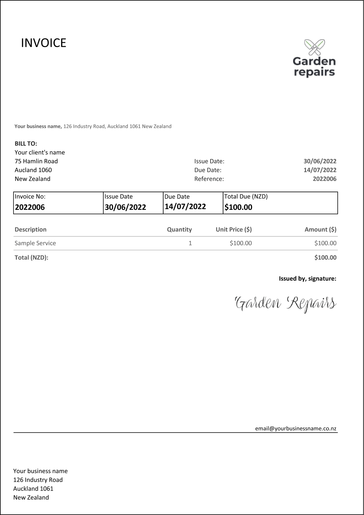 How to Make a Simple Invoice