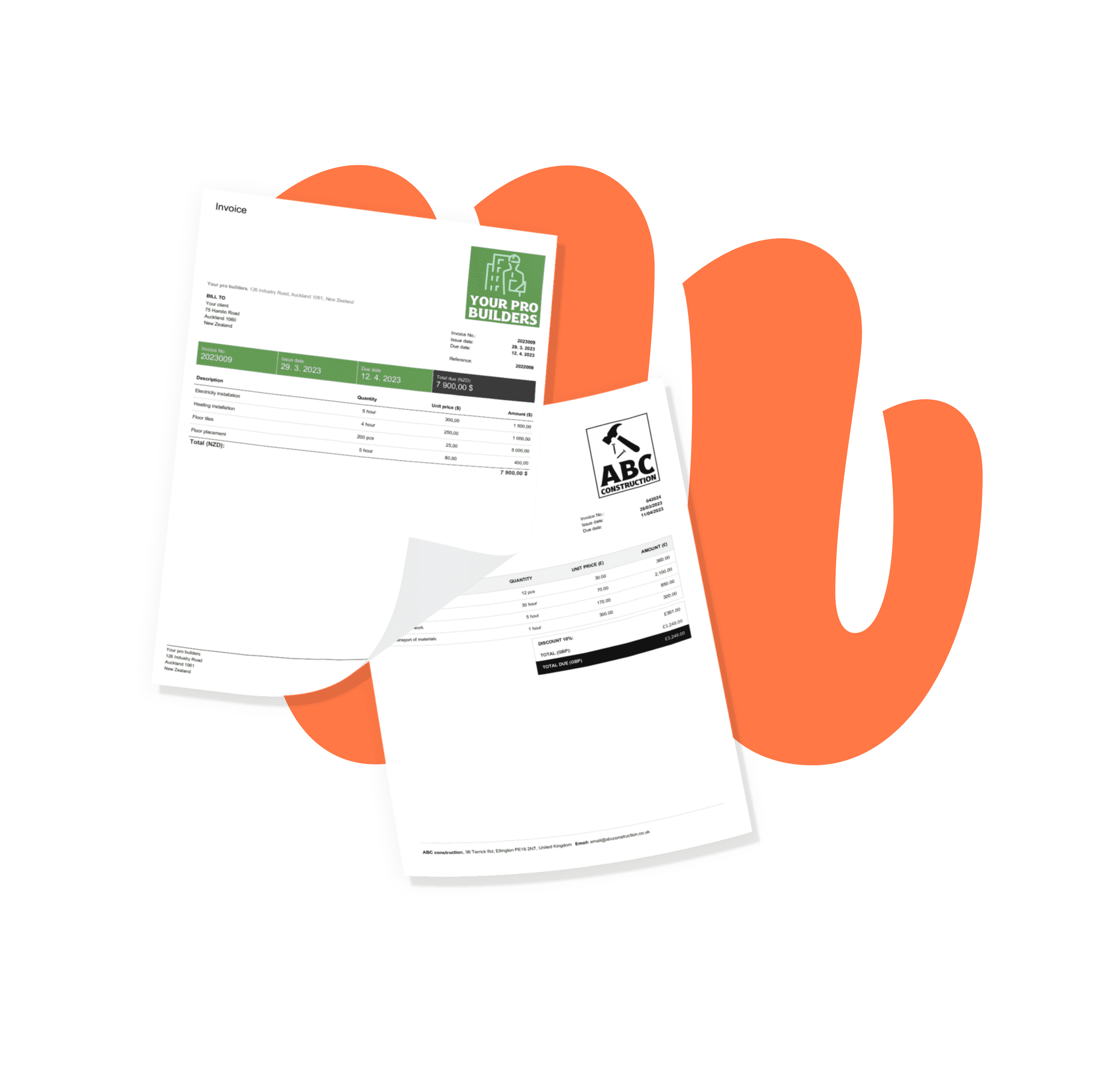 professional construction invoice templates professional construction invoice templates