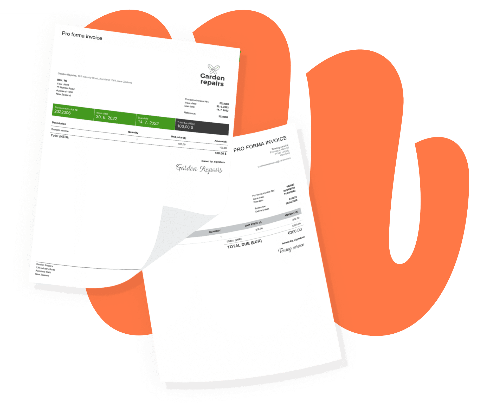 professional proforma excel invoice templates