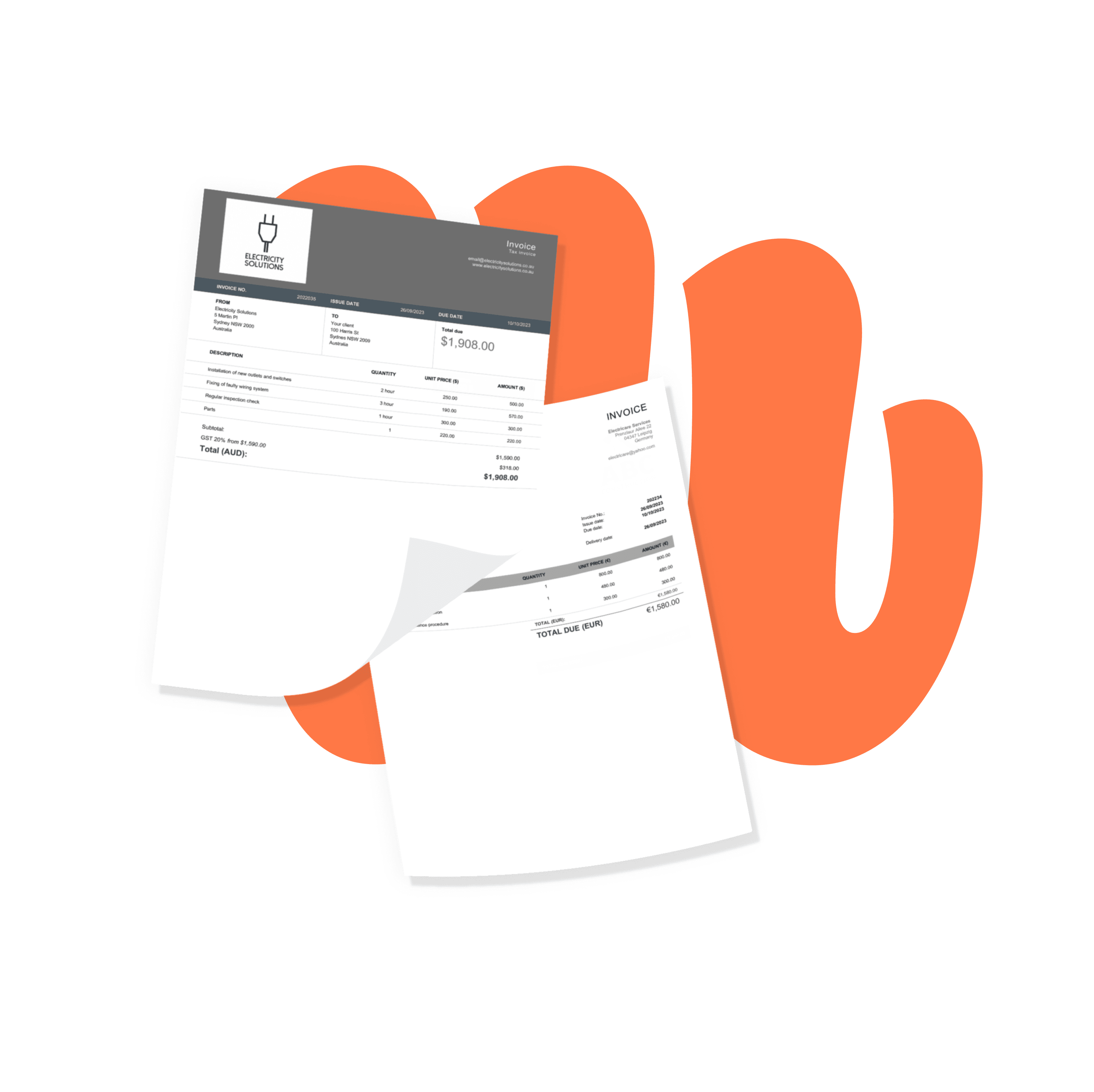 free electrical invoice templates free electrical invoice templates