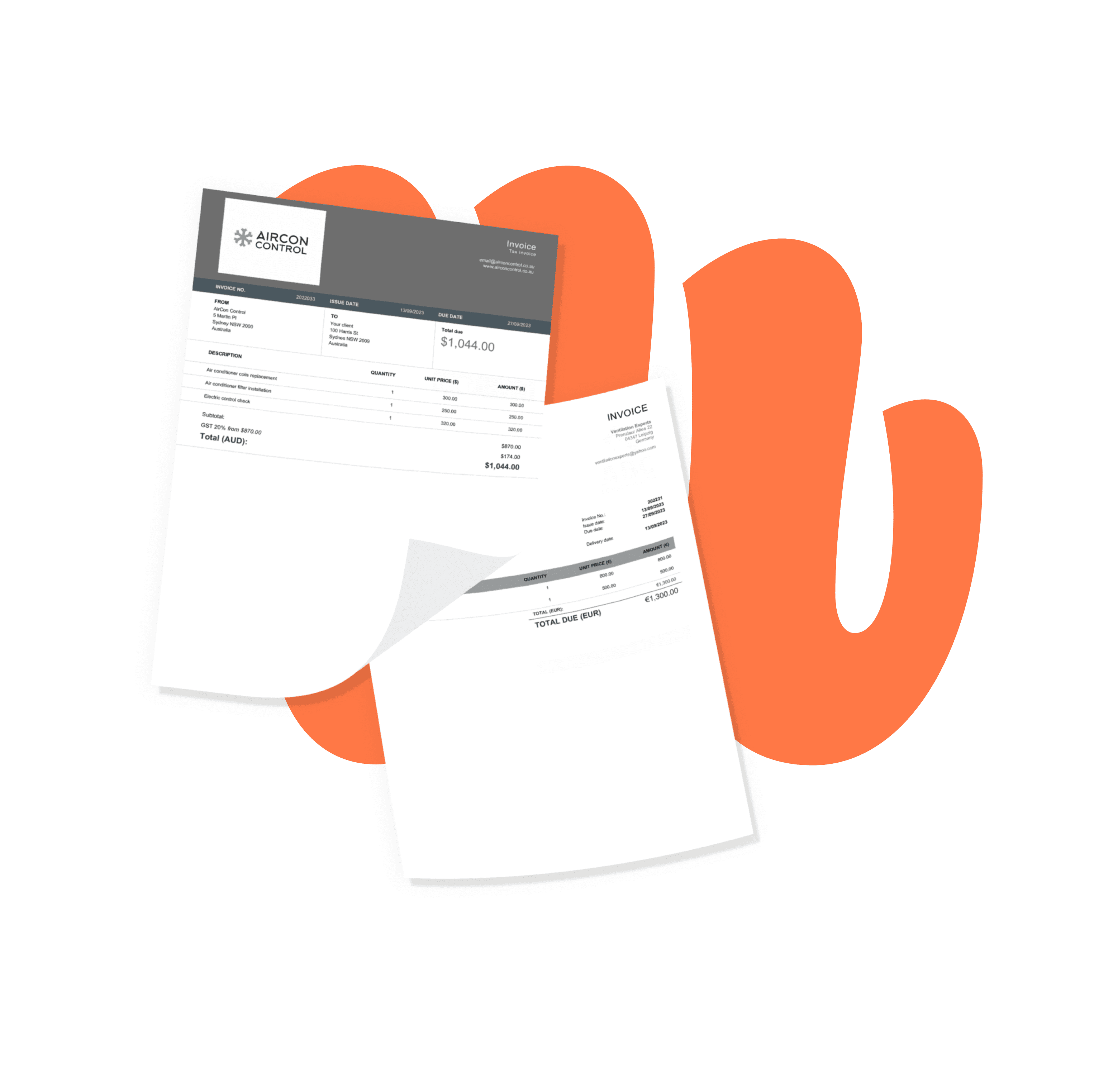 free hvac invoice templates