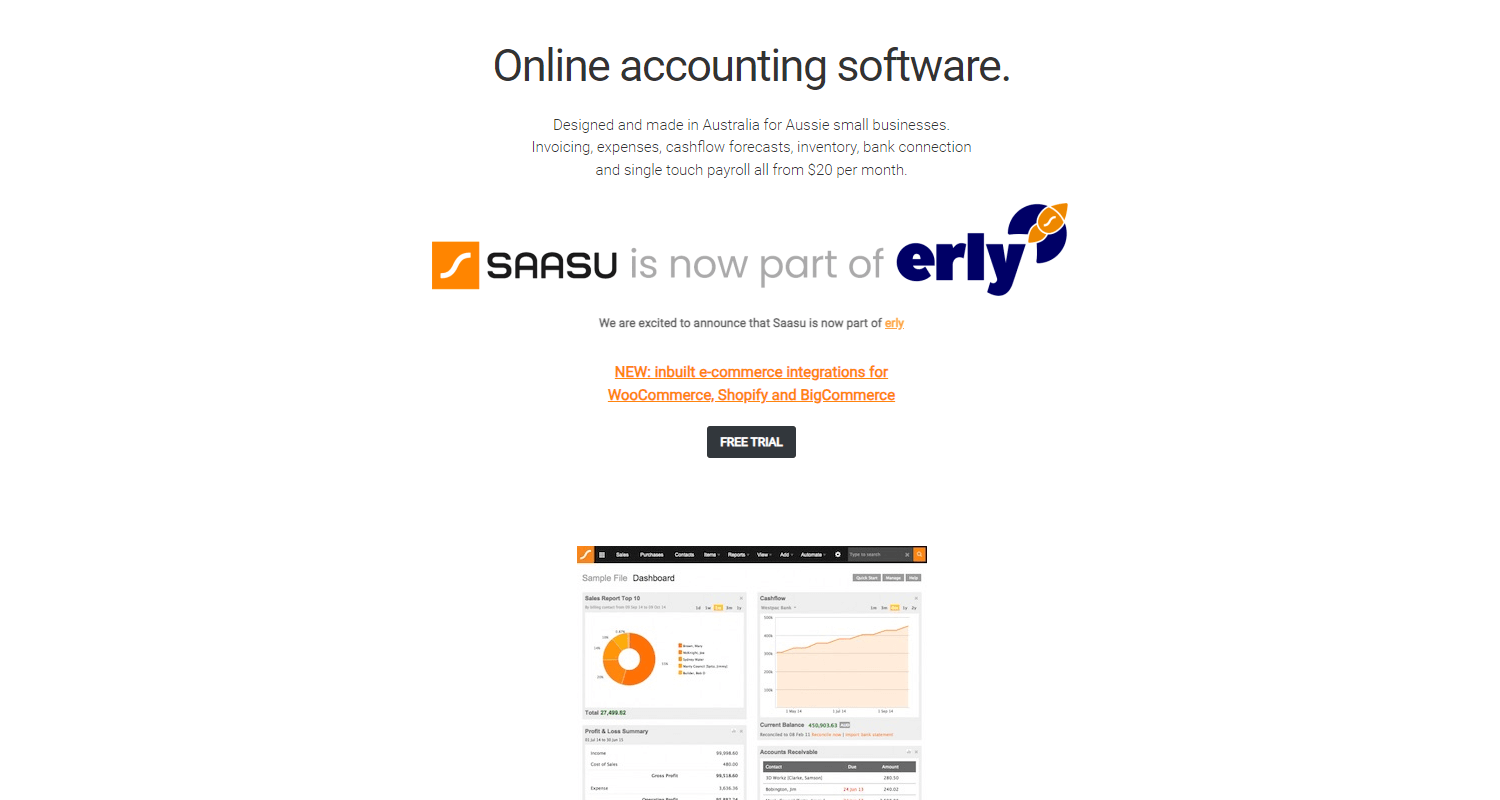 Saasu Myob alternative