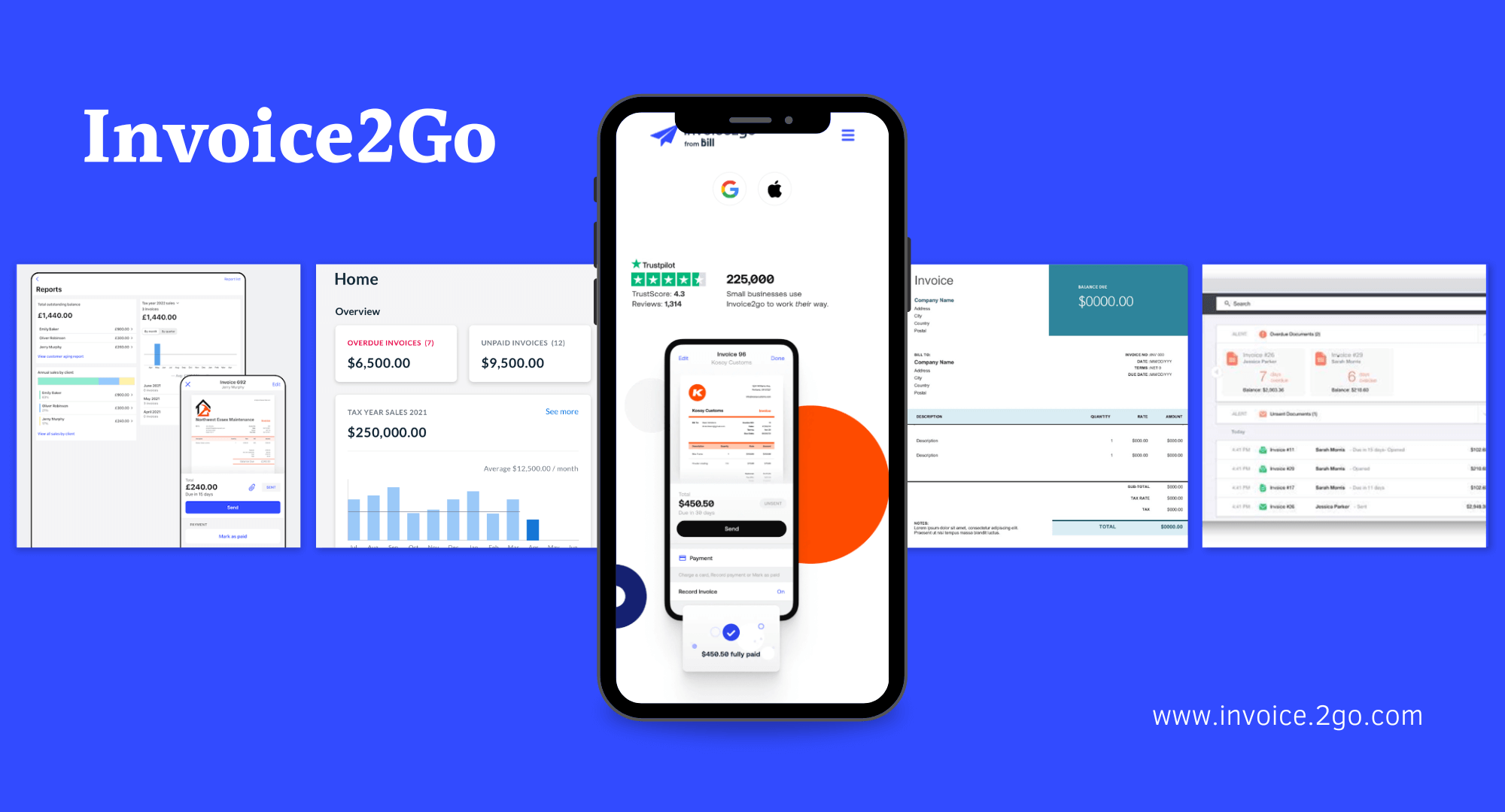 invoice2go mobile invoicing app