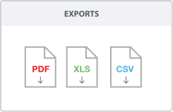 Exports of invoices, quotes and expenses into accounting software in various formats Exports into accounting software