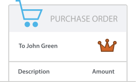 Our simple invoice maker contains purchase orders, too Simple invoice maker Purchase orders