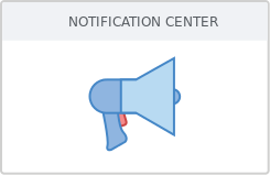 Stay informed with notification center Stay informed with notification center