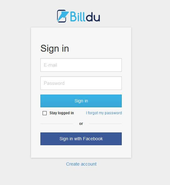 Create Billdu account to create proforma invoices