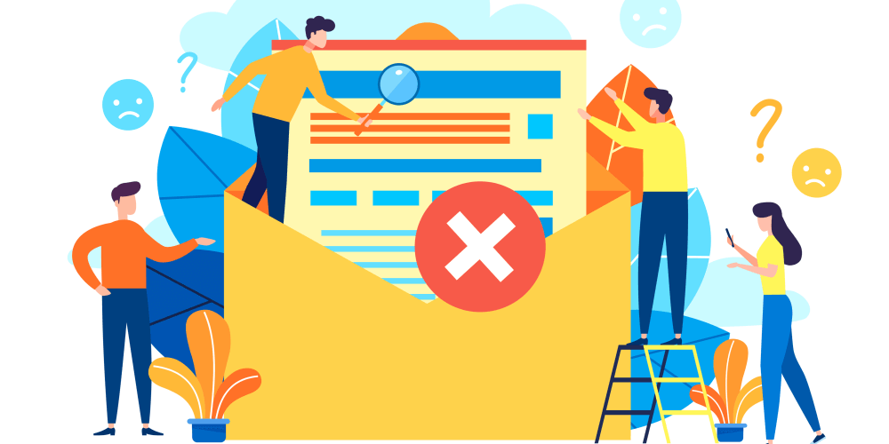 Errors in sending the invoice