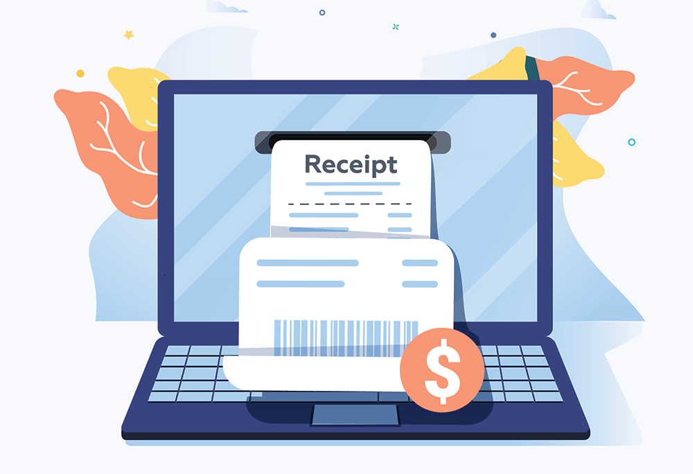 Online receipts