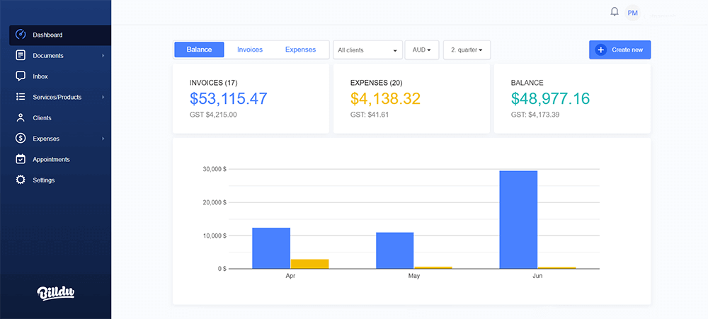 Billdu - best invoicing software for small businesses