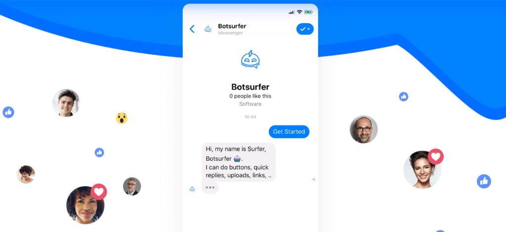 Botsurfer Facebook Messenger Chatbot Builder Small Business Software