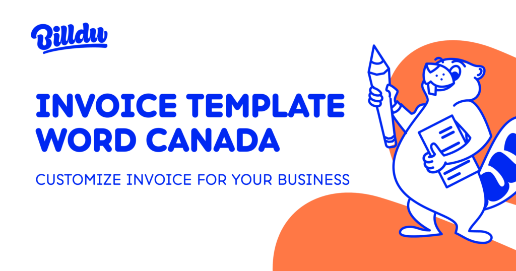 Word Invoice Template Canada - Free & Editable | Billdu