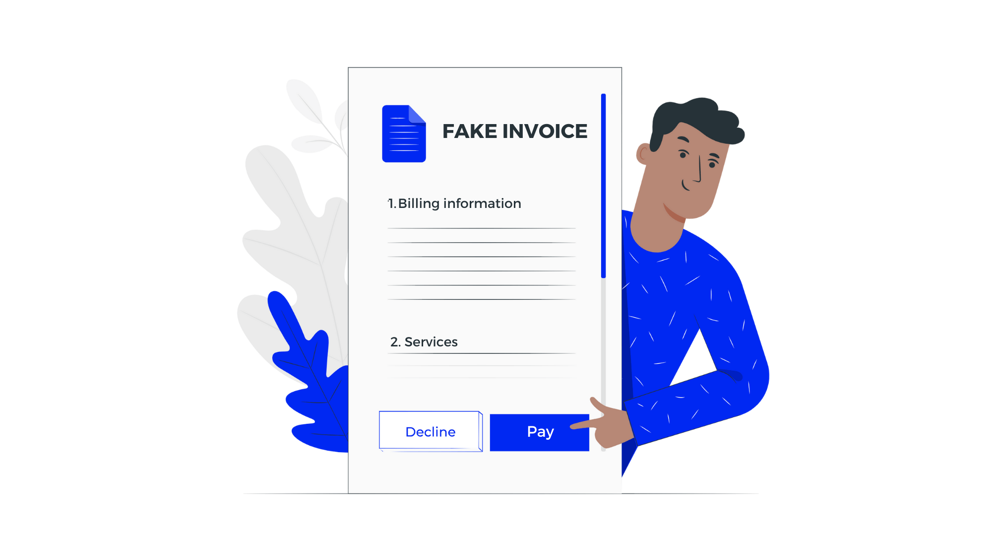 Fake invoice