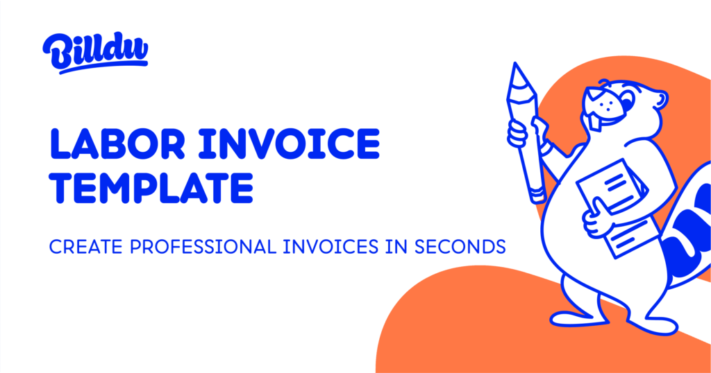 Labor Invoice Template Free Editable Printable Billdu Labor Invoice Template Free Editable Printable Billdu