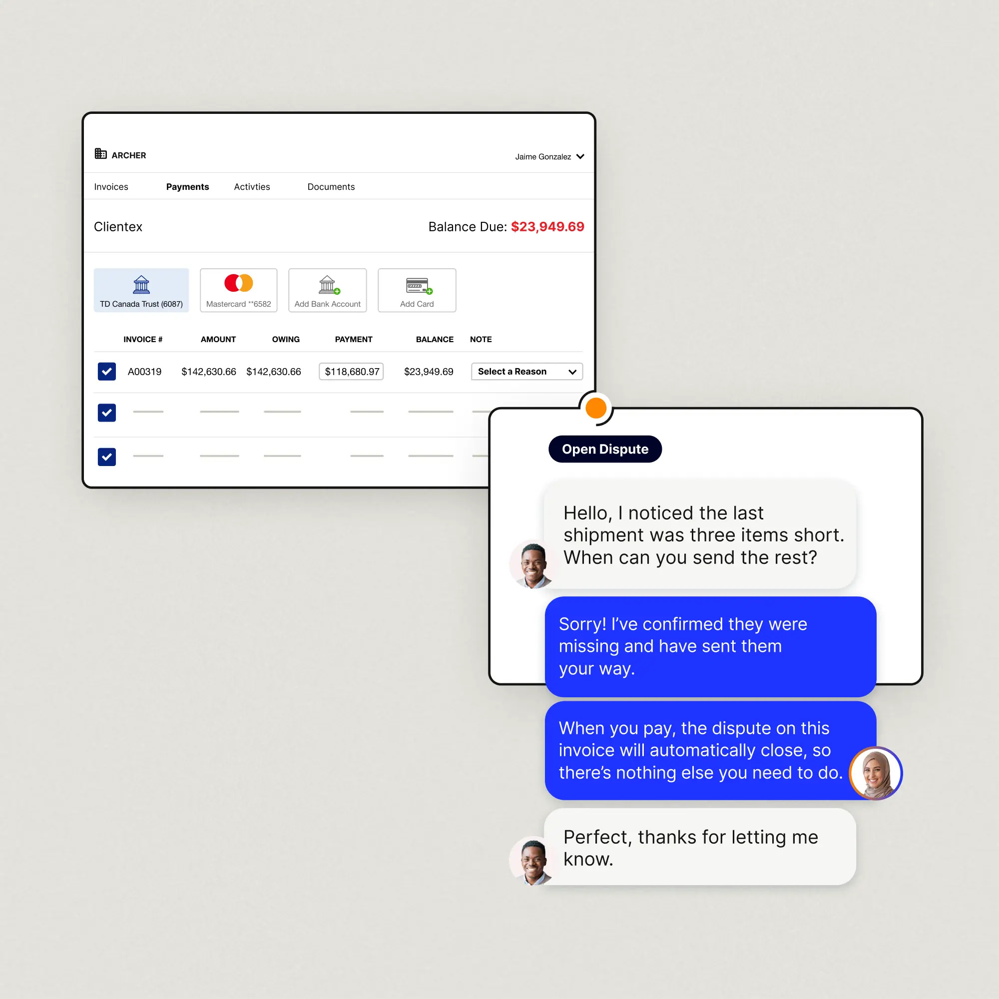 Open a dialogue with customers