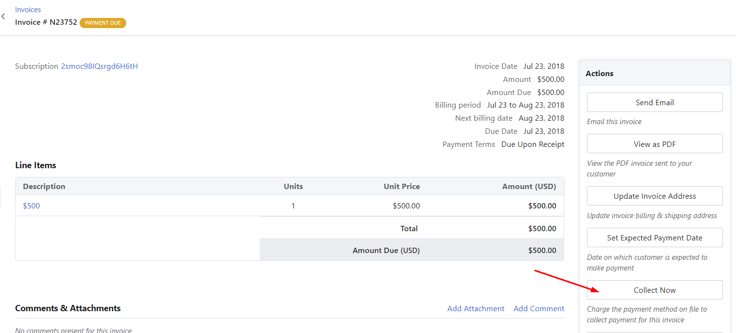 partial payment, partial payment on invoice