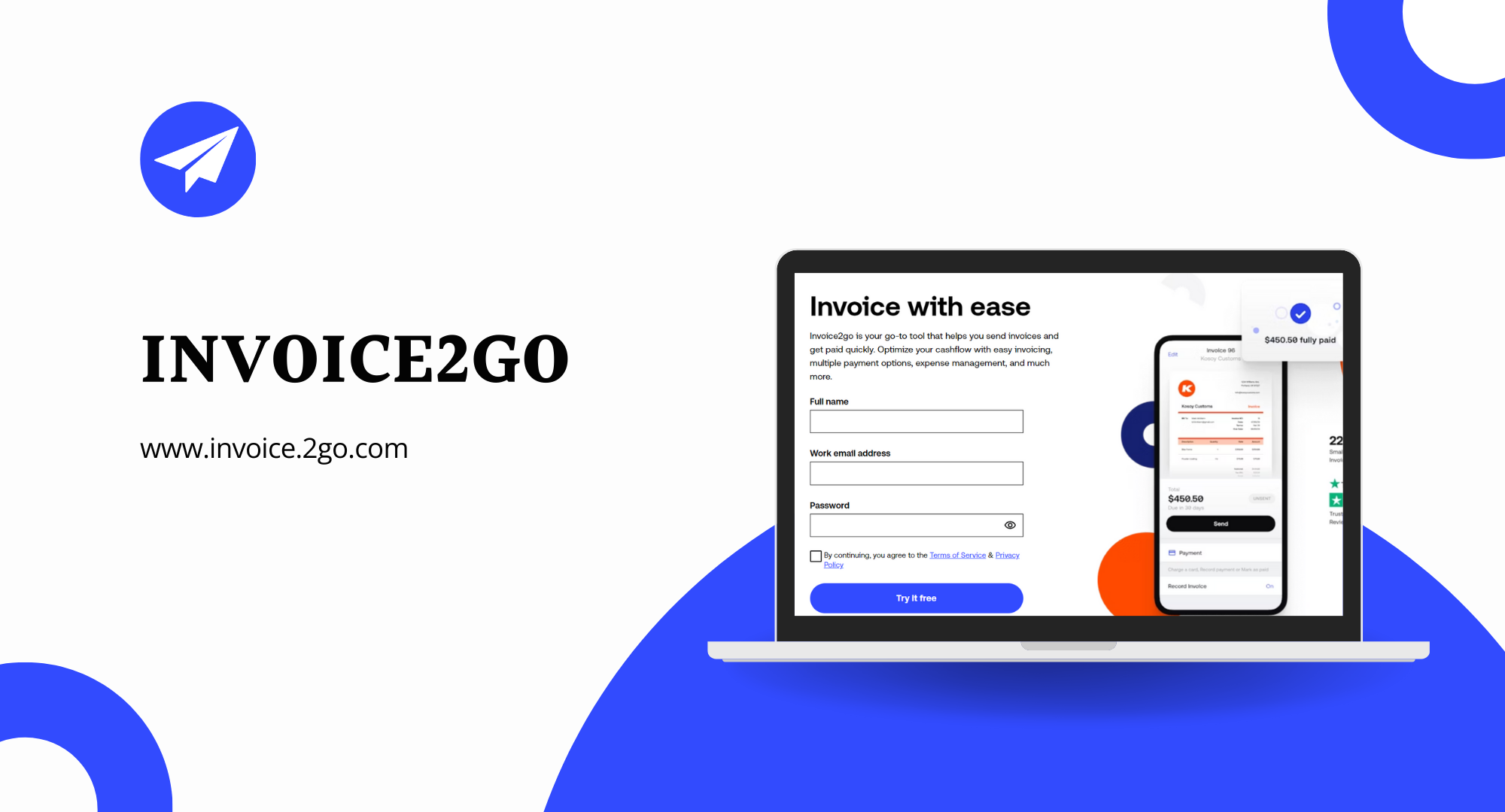 Invoice2go Invoicing software for self employed