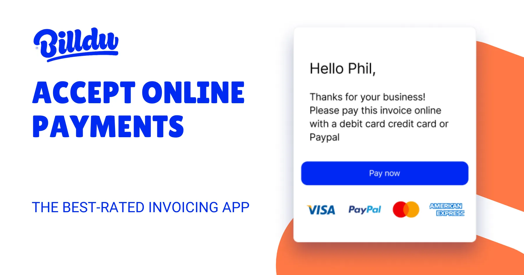 Use Online Payments and Get Paid Instantly | Billdu